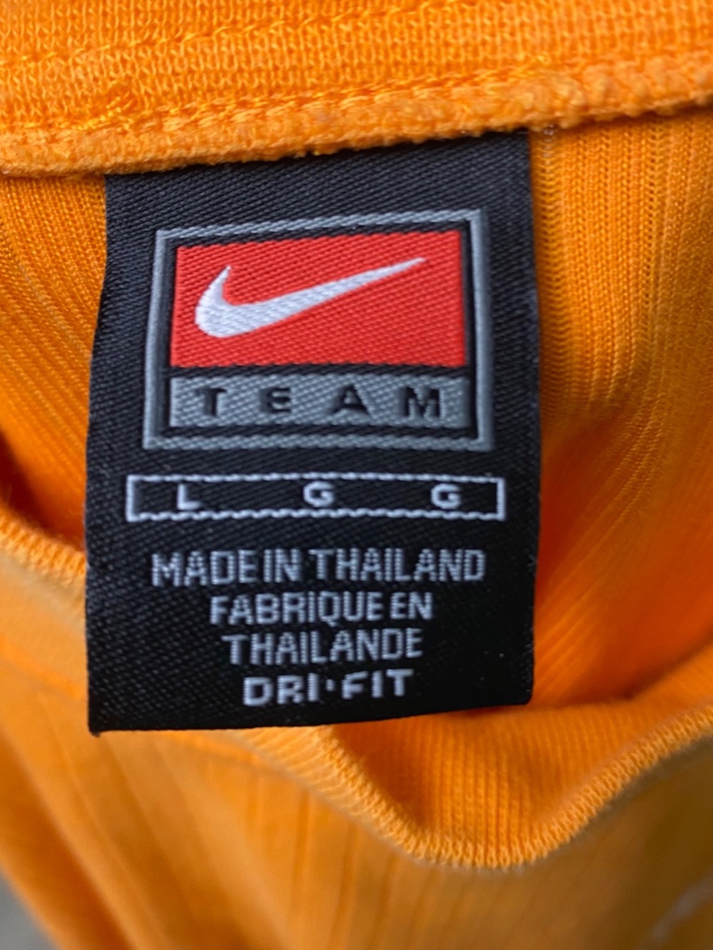 Nike Dri-Fit Tennessee Vols Ribbed Turtleneck Orange Embroidered Men's Large - Picture 5 of 8